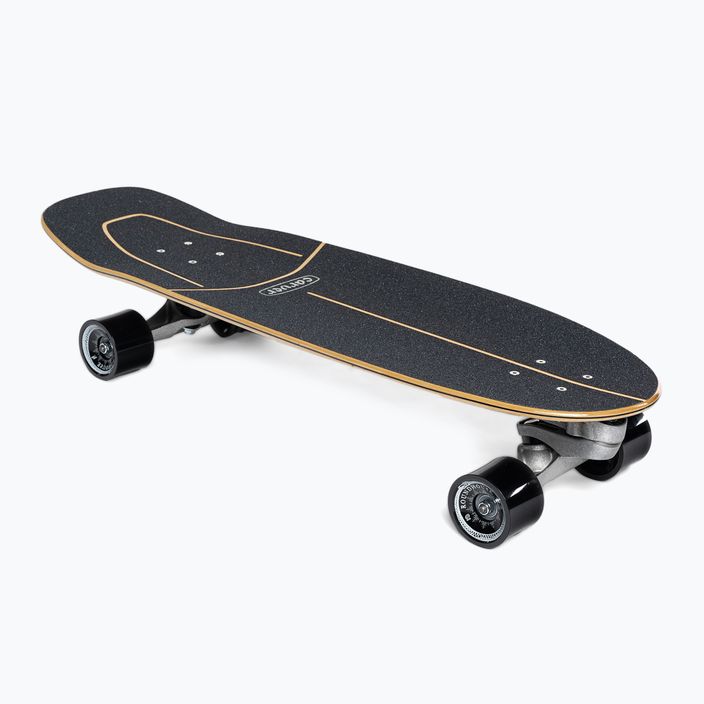Surfskate skateboard Carver C7 Raw 31.25" Knox Phoenix 2022 Completo nero e rosso C1013011133 2