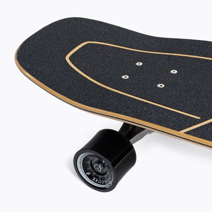 Surfskate skateboard Carver C7 Raw 31.25" Knox Phoenix 2022 Completo nero e rosso C1013011133 6