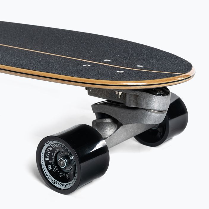 Surfskate skateboard Carver C7 Raw 31.25" Knox Phoenix 2022 Completo nero e rosso C1013011133 7