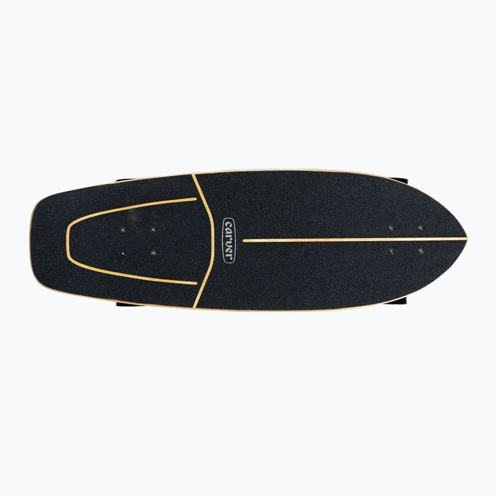 Surfskate skateboard Carver CX Raw 30.25" Firefly 2022 Completo arancio e bianco C1012011136 4