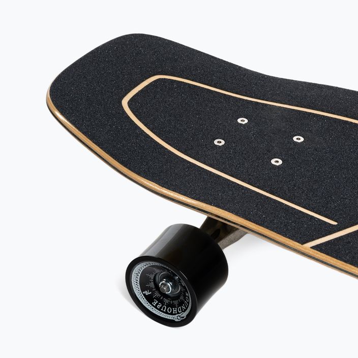 Surfskate skateboard Carver CX Raw 30.25" Firefly 2022 Completo arancio e bianco C1012011136 6