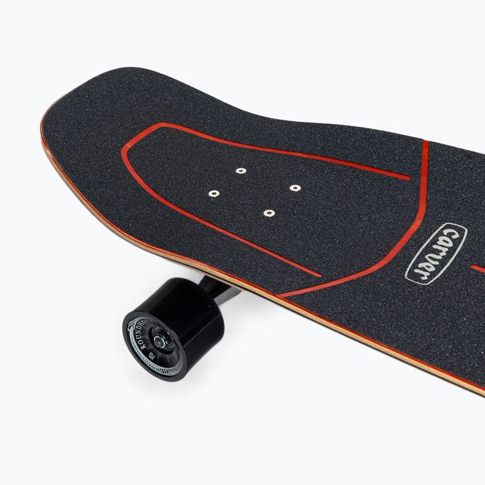 Surfskate skateboard Carver C7 Raw 34" Kai Dragon 2022 Completo blu e rosso C1013011143 6