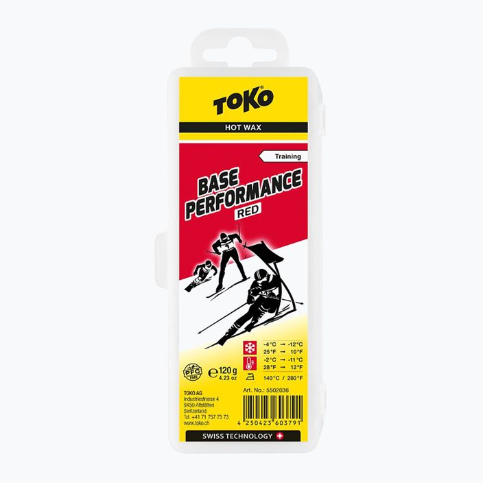 TOKO Base Performance Red lubrificante per sci 120 g