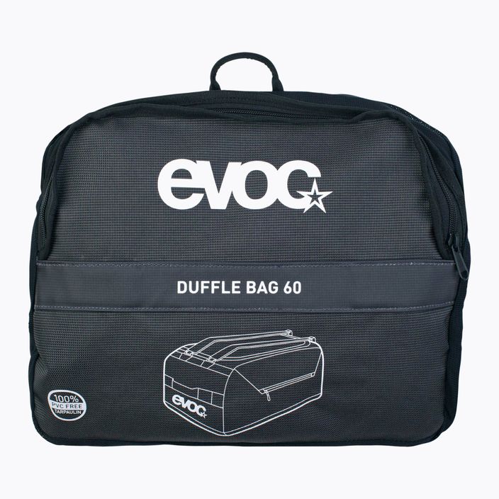 EVOC Duffle 60 l borsa impermeabile grigio carbonio/nero 7