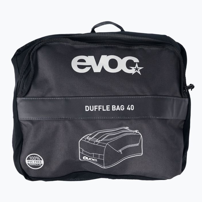 EVOC Duffle 40 l borsa impermeabile grigio carbonio/nero 6