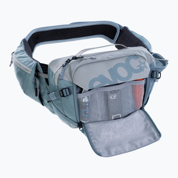 EVOC Hip Pack Pro 3 l rene da bicicletta con serbatoio da 1,5 l pietra/acciaio 9