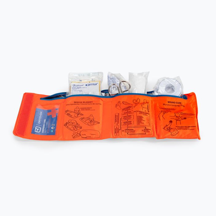 ORTOVOX First Aid Roll Doc Mid kit di pronto soccorso da viaggio arancione shocking 3
