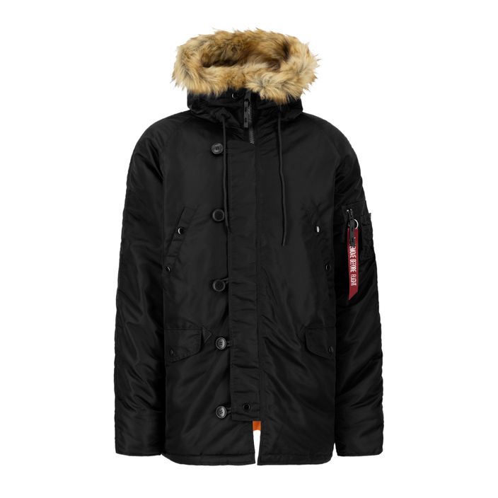 Giacca Alpha Industries da uomo N-3B VF nero 2