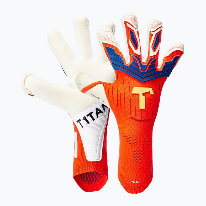 T1TAN Alien Gravity Red 2.0 guanti da portiere rosso