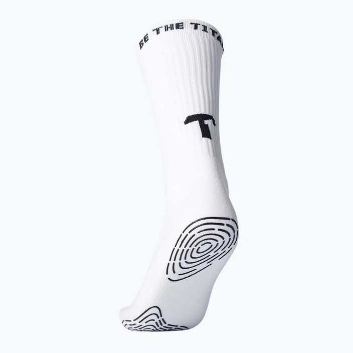 T1TAN Calzettoni da calcio Grip bianco 2