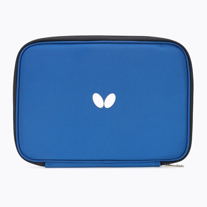 Copri racchetta da ping pong rettangolo blu con logo Butterfly 2