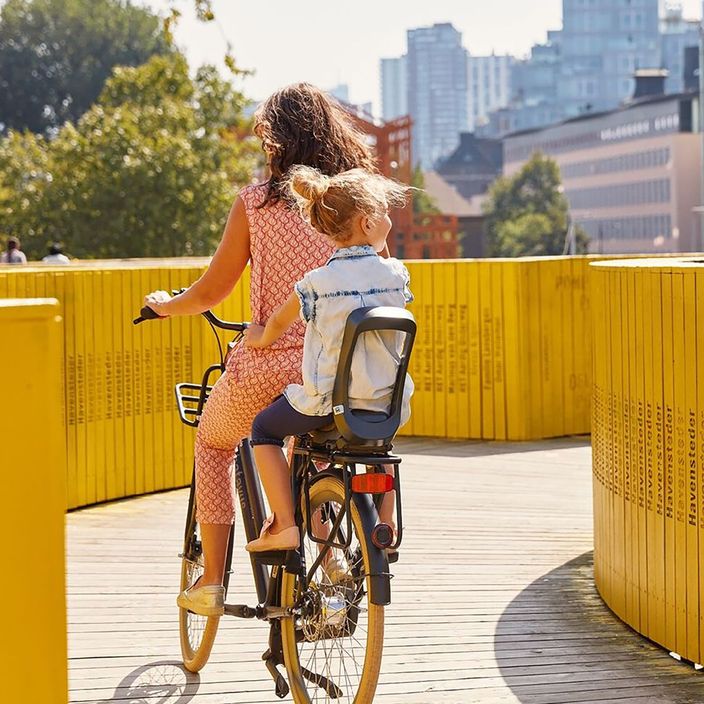 Sella per bicicletta Urban Iki Junior con chiusura a chiave nero/marrone 5