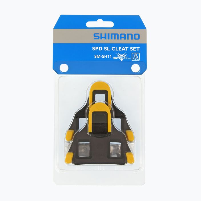 Pedaliera Shimano SMSH11 SPD-SL giallo 4