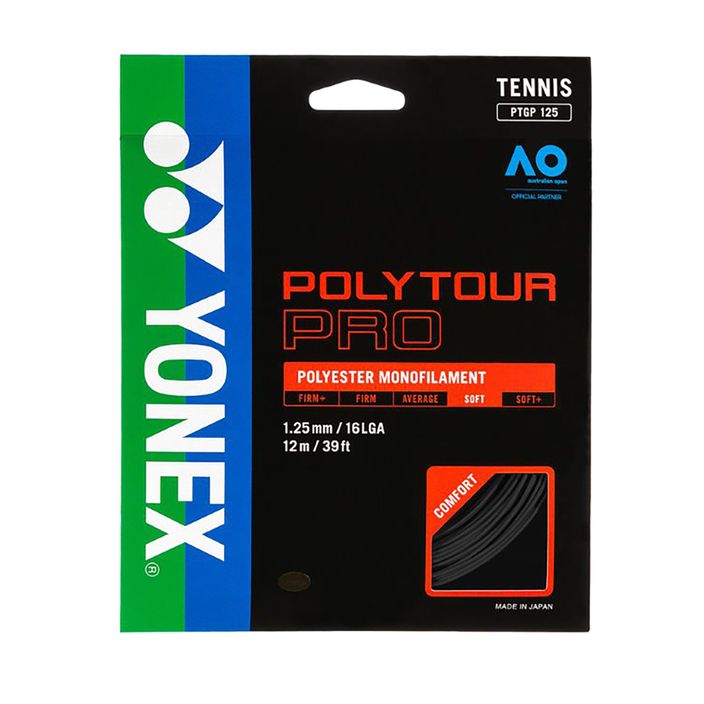 Corda da tennis YONEX Poly Tour Pro 125 Set 12 m Grafite 2