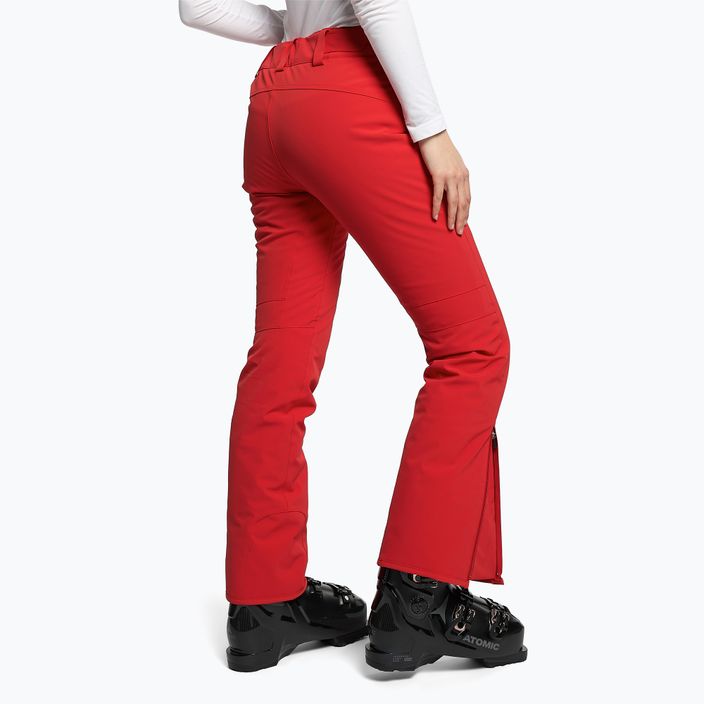 Pantaloni da sci donna Descente Nina rosso elettrico 3