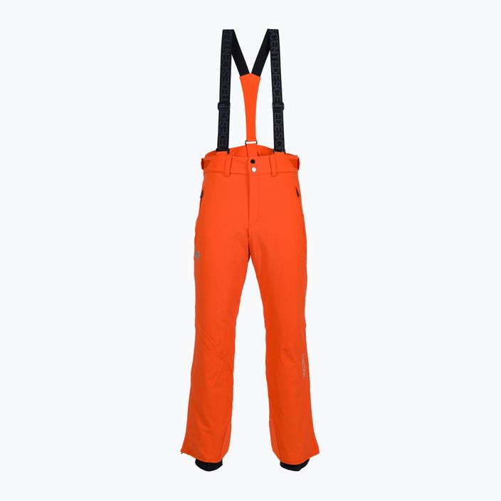 Pantaloni da sci Descente Swiss arancio mandarino da uomo 5