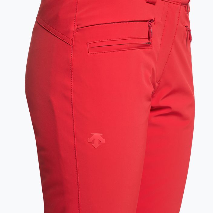 Pantaloni da sci donna Descente Nina Insulated rosso elettrico 3