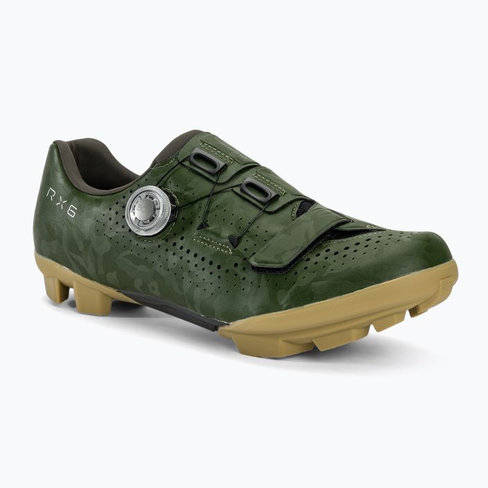 Scarpe da ghiaia Shimano SH-RX600 verde uomo