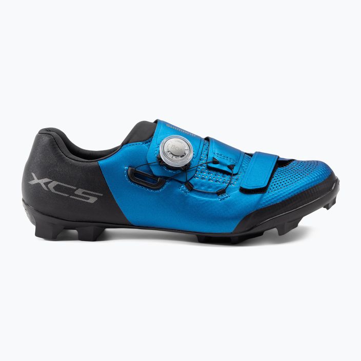 Scarpe da ciclismo MTB da uomo Shimano SH-XC502 blu 2