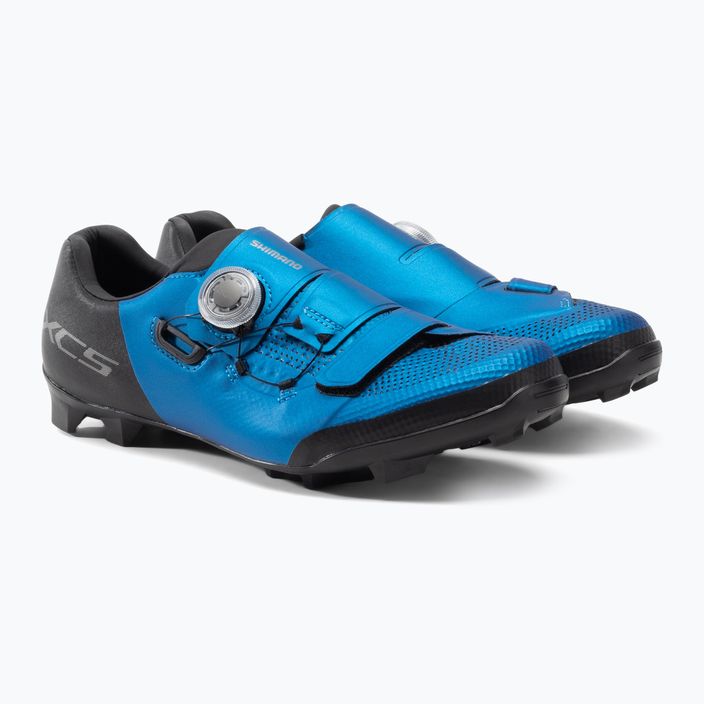 Scarpe da ciclismo MTB da uomo Shimano SH-XC502 blu 5