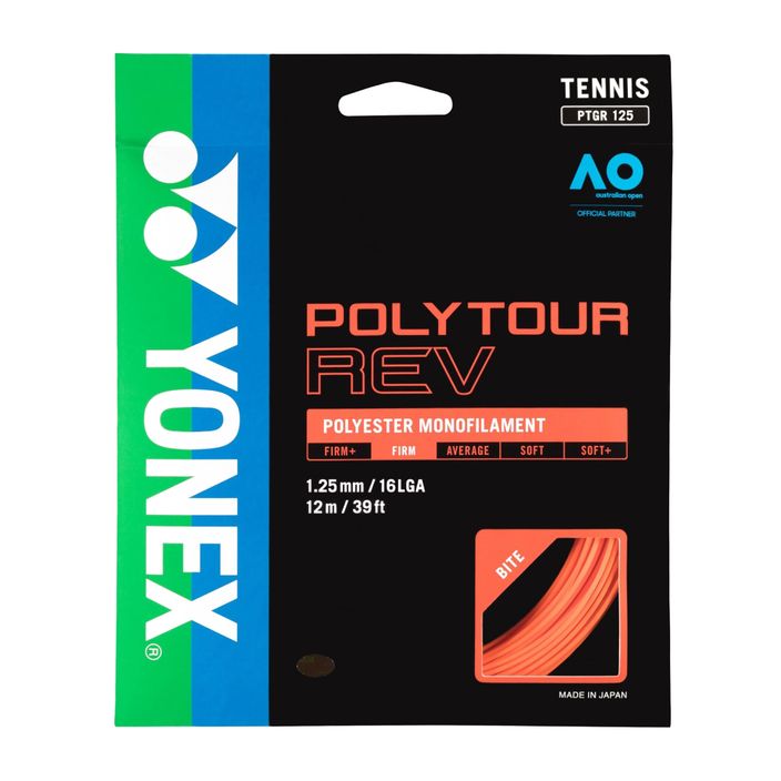 Corda da tennis YONEX Poly Tour Rev 120 Set 12 m bianco 2