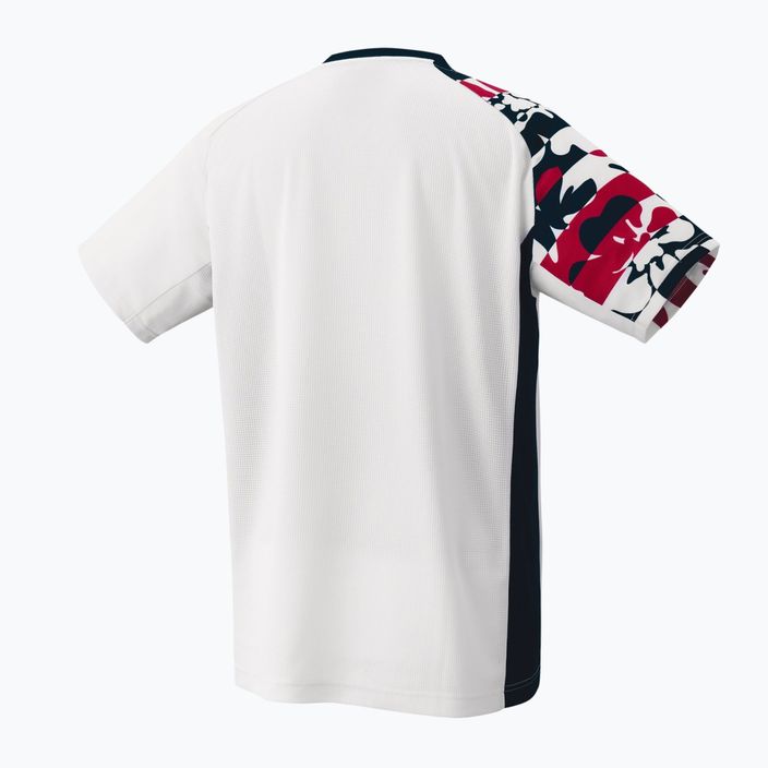 Camicia da tennis da uomo YONEX 10504 girocollo bianco 5