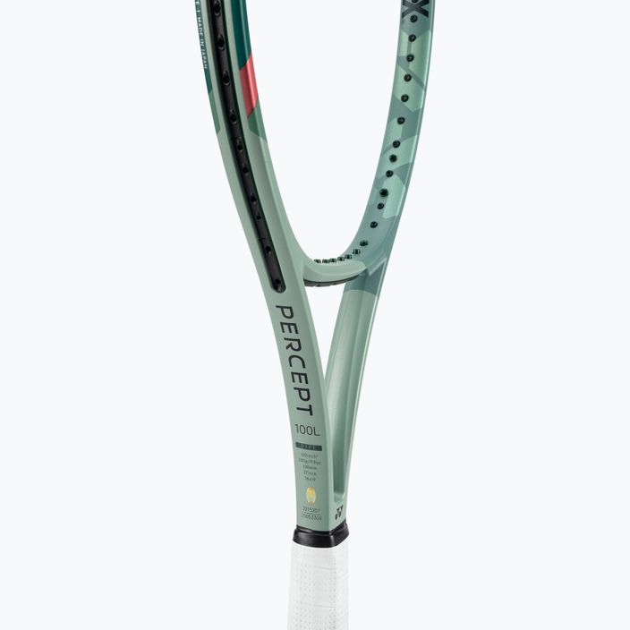 Racchetta da tennis YONEX Percept 100L verde oliva 4