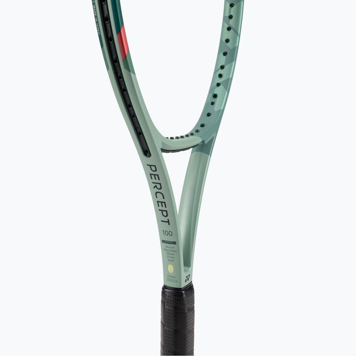 Racchetta da tennis YONEX Percept 100 verde oliva 4