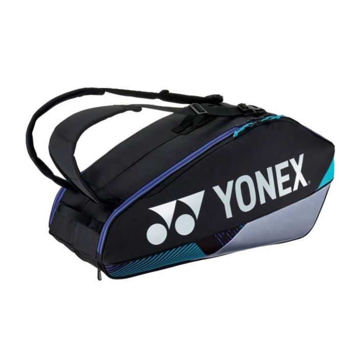 YONEX borsa da tennis 92426 Pro Racquet Bag 6 pezzi nero/argento 2