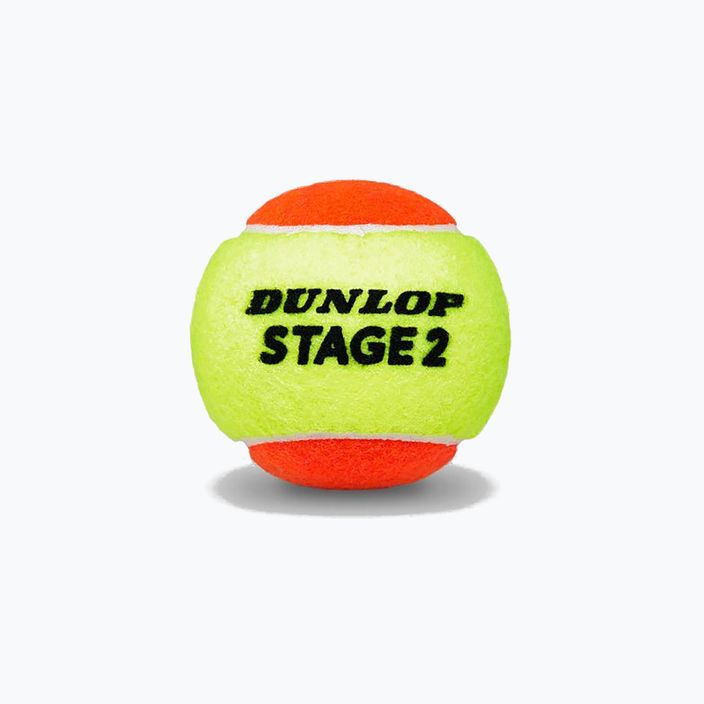 Palline da tennis Dunlop Stage 2 per bambini 60 pezzi arancio/giallo 601343 2