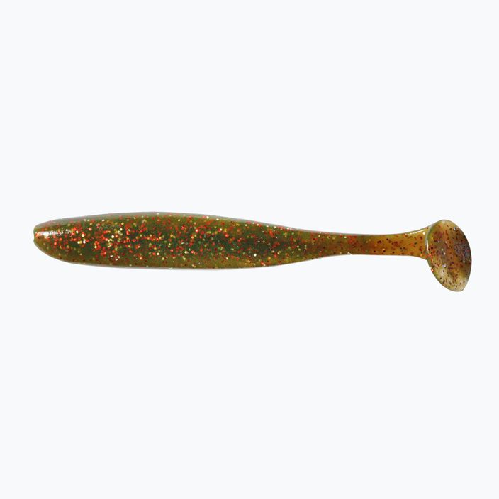 Keitech Easy Shiner 12 pz motoroil red flake rubber lure