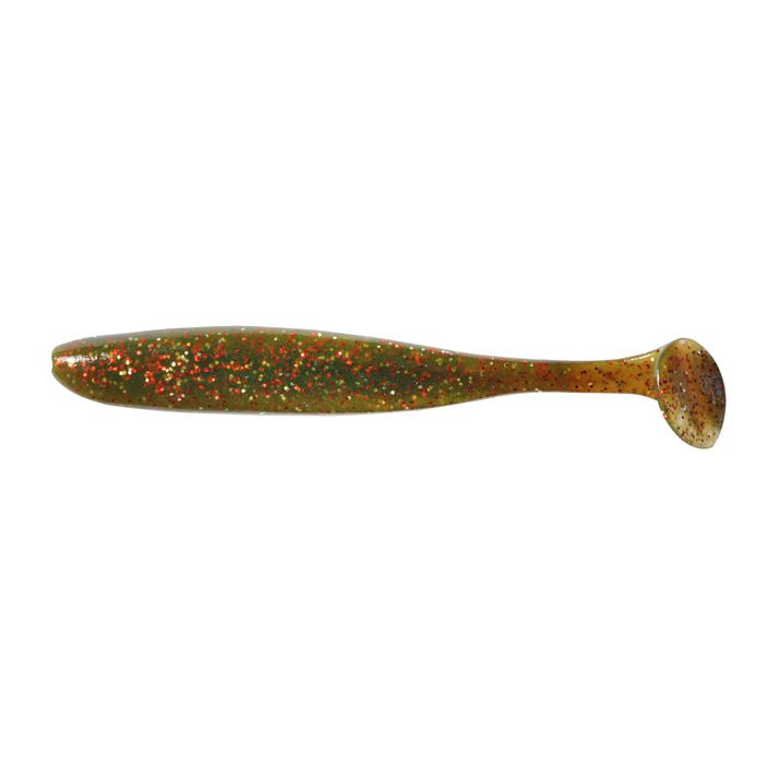 Keitech Easy Shiner 12 pz motoroil red flake rubber lure 2