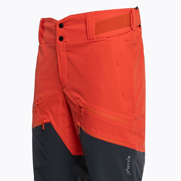Pantaloni da sci Phenix Twinpeaks da uomo, arancione 3