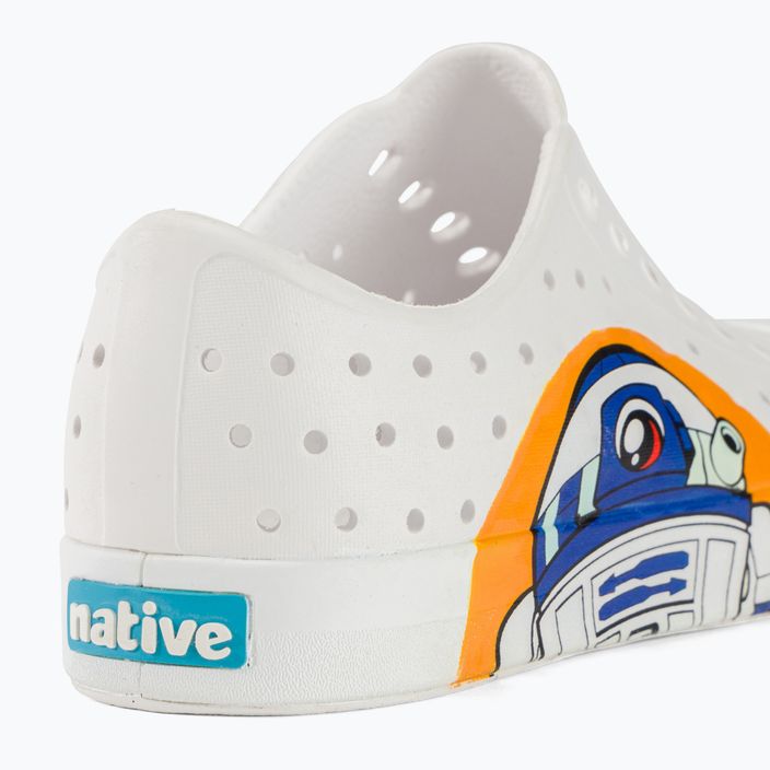 Native scarpe per bambini NA-12112602 Jefferson Block Jr shell white/shell white/droids bff 9