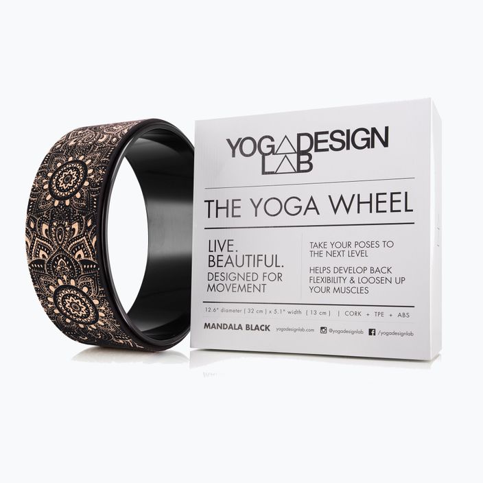 Yoga Design Lab Ruota mandala nera 5