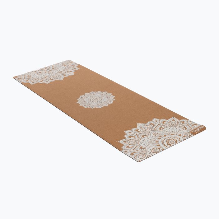 Yoga Design Lab Sughero 3,5 mm mandala bianco tappetino yoga