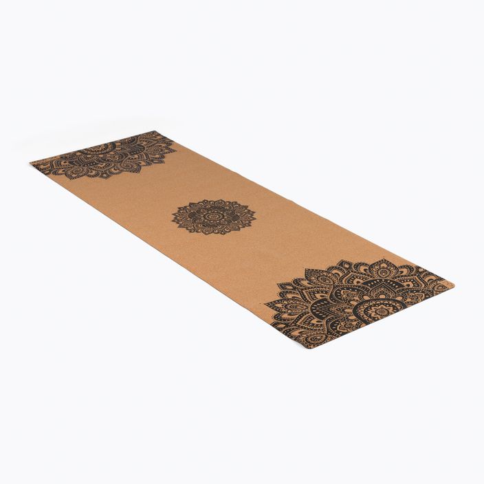 Yoga Design Lab Sughero 1,5 mm mandala nero tappetino yoga