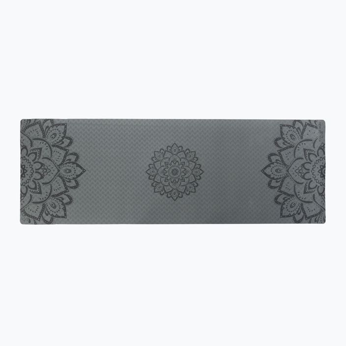 Yoga Design Lab Flow Pure 6 mm mandala charcoal yoga mat 2