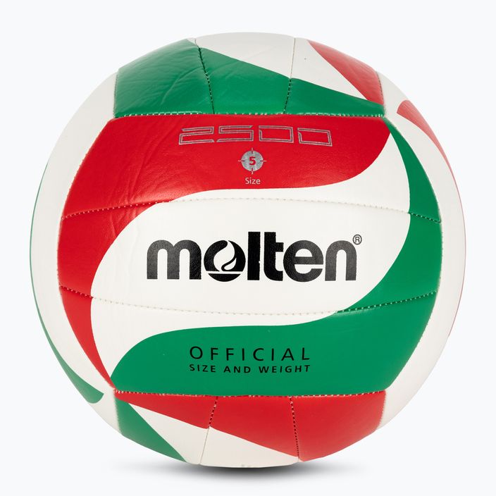 Pallavolo Molten V5M2500-5 bianco/verde/rosso misura 5