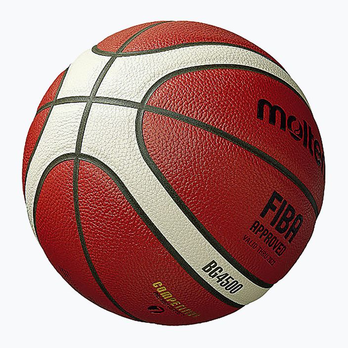 Pallacanestro Molten B7G4500 FIBA arancione/avorio misura 7 3