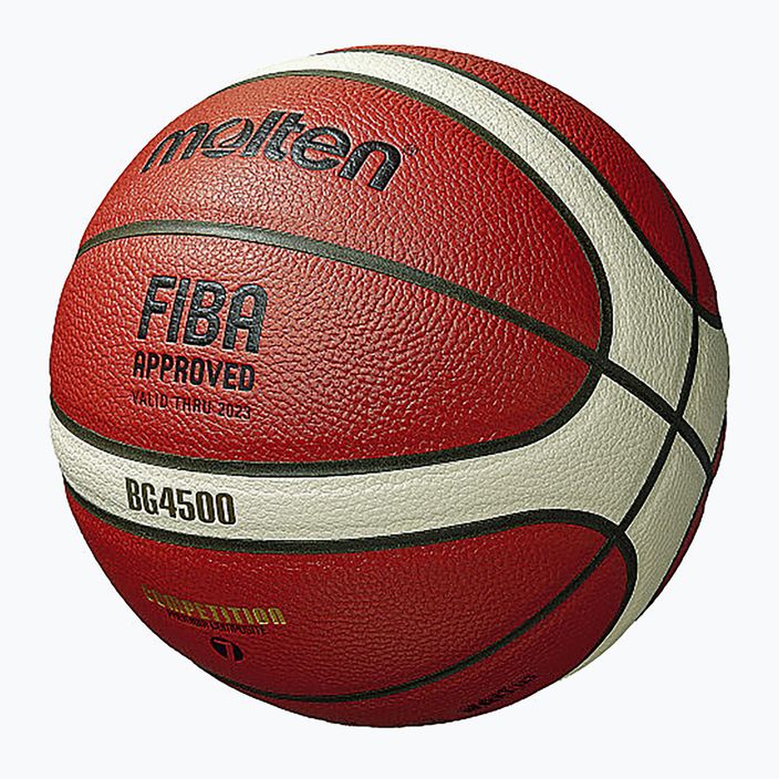 Pallacanestro Molten B7G4500 FIBA arancione/avorio misura 7 6