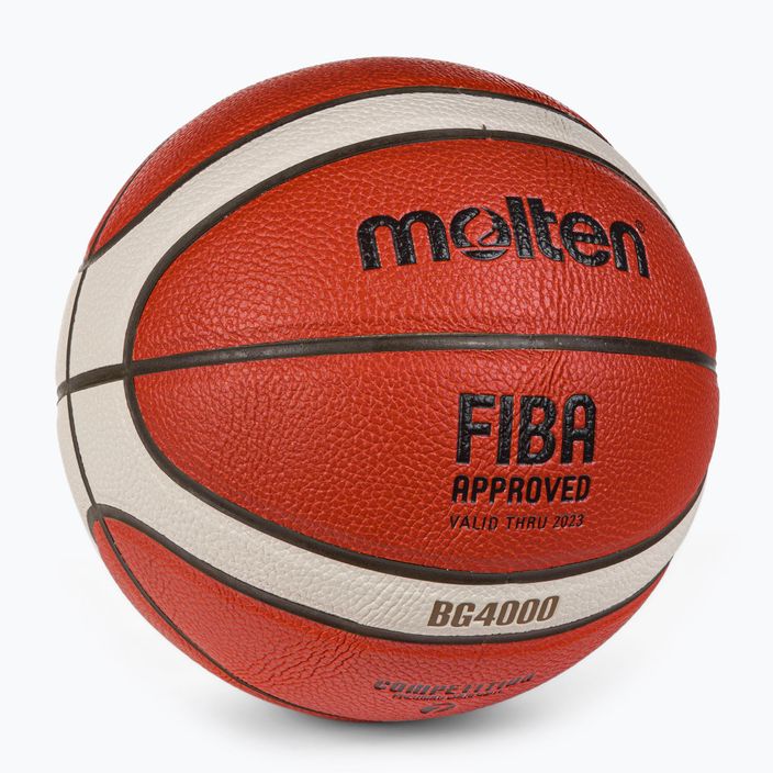 Pallacanestro Molten B7G4000 FIBA arancione taglia 7 2