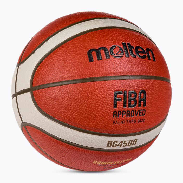 Pallacanestro Molten B6G4500 FIBA arancione taglia 6 2