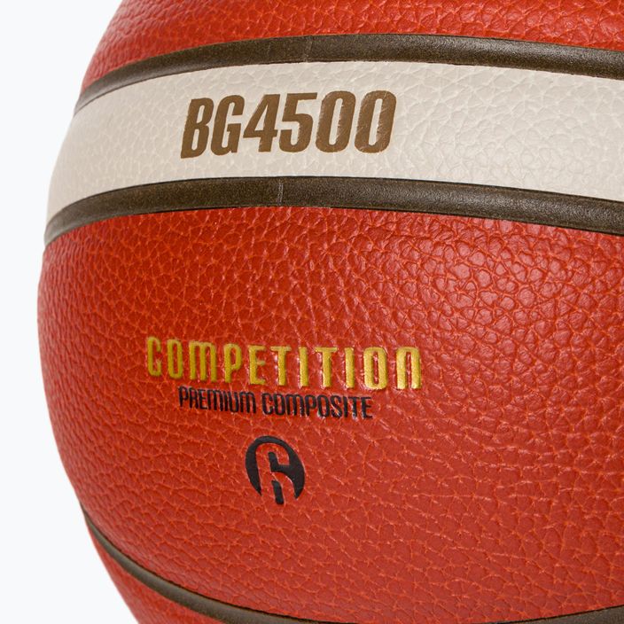 Pallacanestro Molten B6G4500 FIBA arancione taglia 6 4