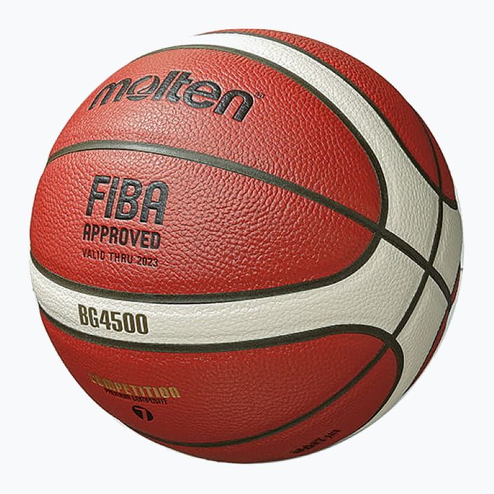 Pallacanestro Molten B6G4500 FIBA arancione taglia 6 6