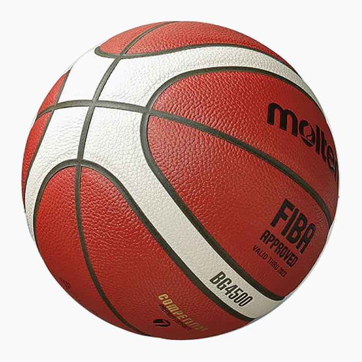 Pallacanestro Molten B6G4500 FIBA arancione taglia 6 7