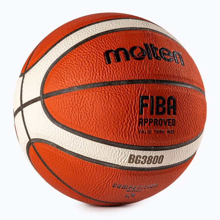 Pallacanestro Molten B5G3800 FIBA arancione taglia 5