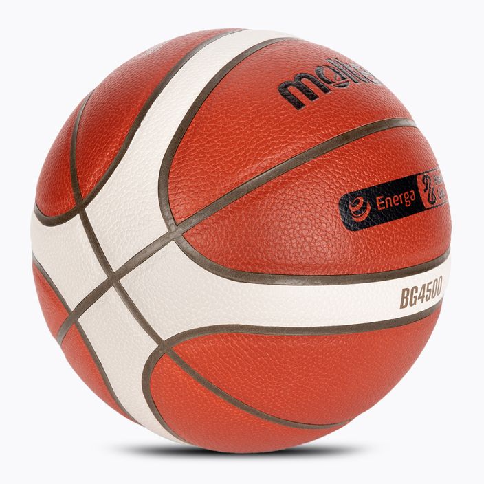 Pallacanestro Molten B7G4500-PL FIBA arancione taglia 7 3
