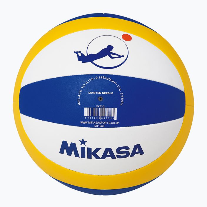 Mikasa VXT30 beach volley giallo/blu misura 5 5