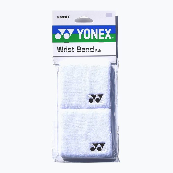 YONEX AC 489 fasce da polso 2 pz. bianco